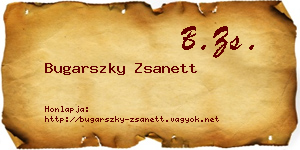 Bugarszky Zsanett névjegykártya